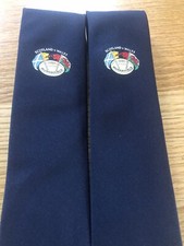 2 x SCOTLAND v WALES AT MURRAYFIELD RUGBY NAVY BLUE TIES