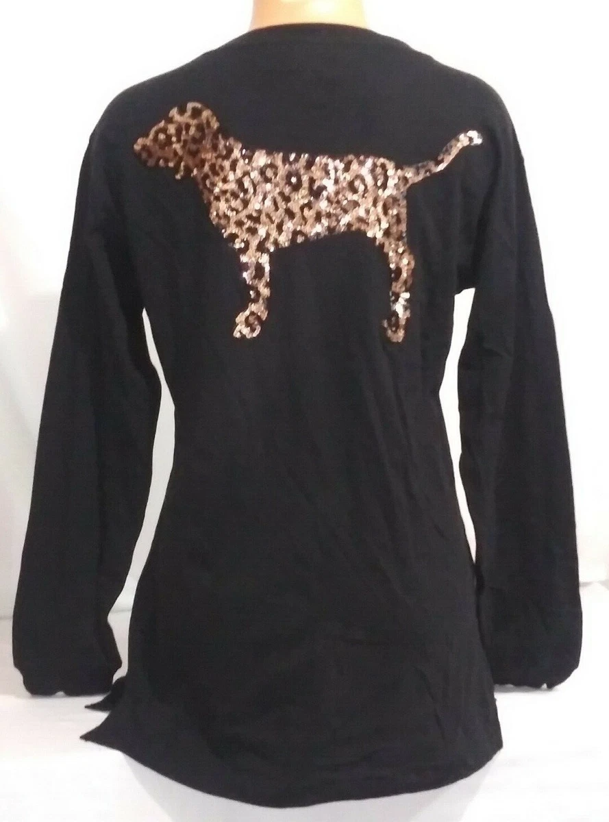 Victoria secret pink hotsell cheetah print shirt