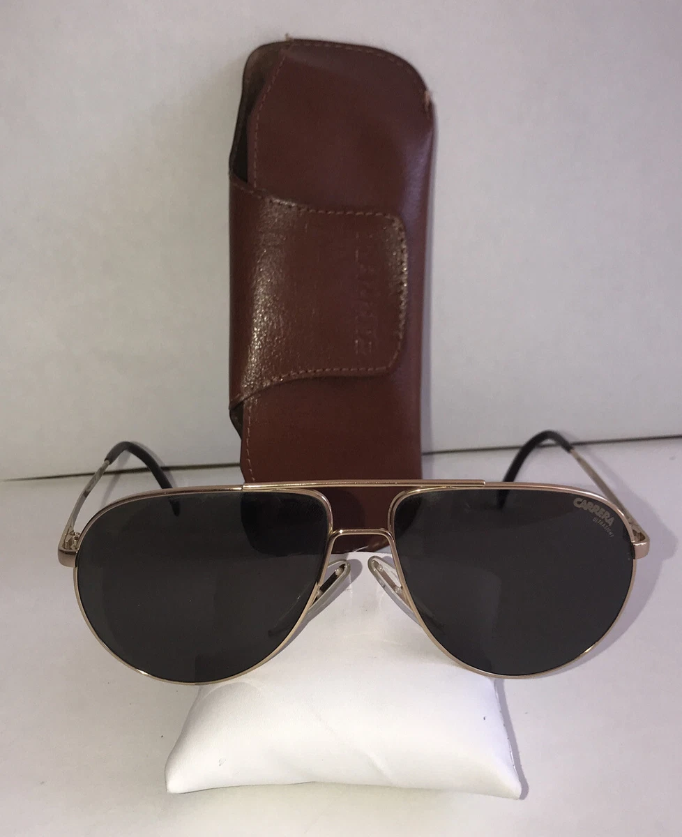 Vintage Porsche Carrera Ultrasight Aviator Sunglasses Case 5497 40 58 13 135