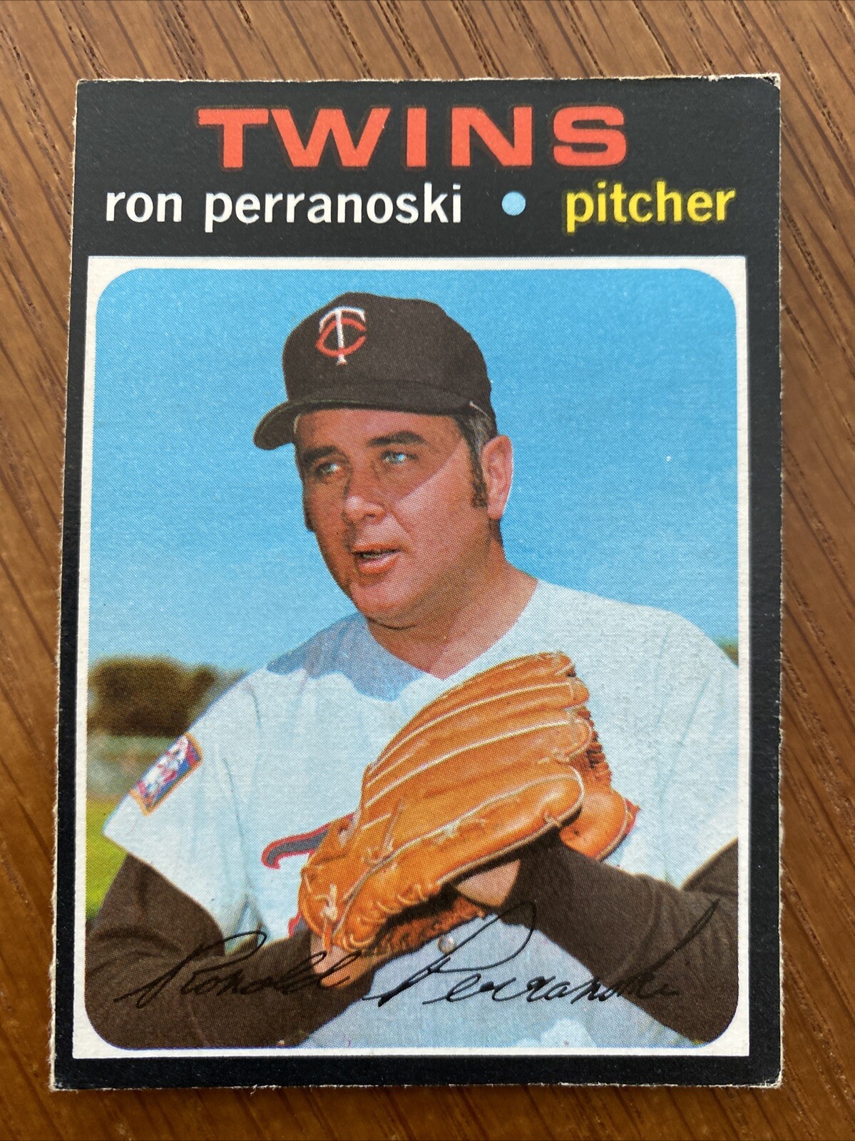 1971 OPC O-Pee-Chee Baseball Card #475 Ron Perranoski Minnesota Twins HIGH GRADE