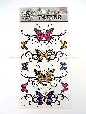 cover up tramp stamp butterfly temporary tattoo stickers | eBay
