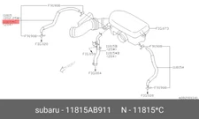 Genuine OE Hose Assembly-Pcv 11815AB911 for Subaru 11815-AB911