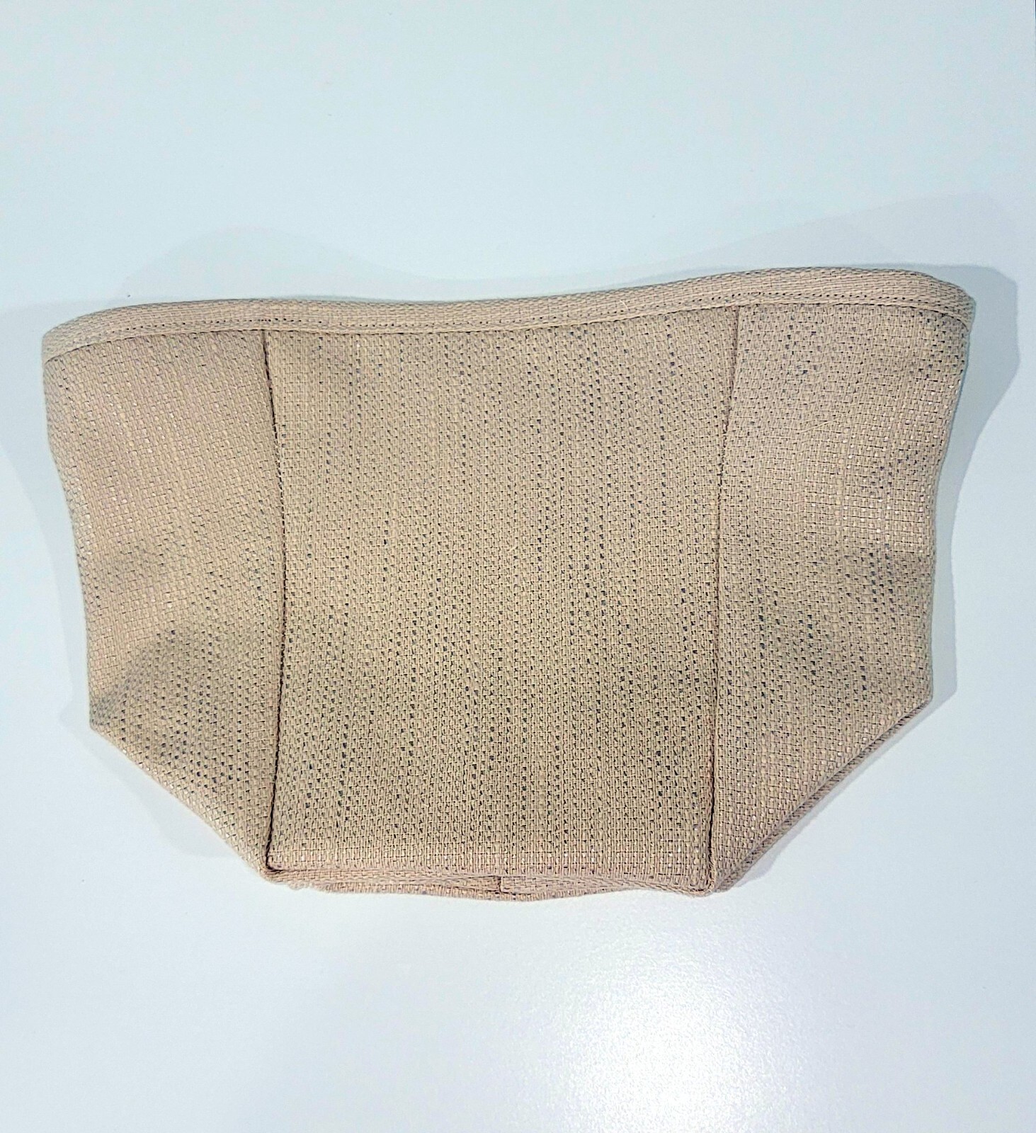 Crazy Good Tall Tissue Basket Liner from Longaberger Oatmeal fabric!