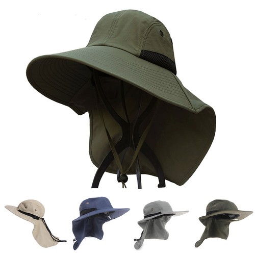 Mens Womens Kids Wide Brim Outdoor Sun 