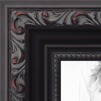 ArtToFrames 1.25'' Custom Poster Frame  Black Wood 4625 Large