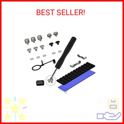 M.2 Screw,HFEIX SSD Mounting Kit with Screwdriver for ASUS Motherboard or ASRock
