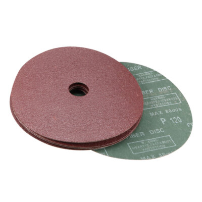 4-Inch X 5/8-Inch Aluminum Oxide Resin Fiber Discs - View #5