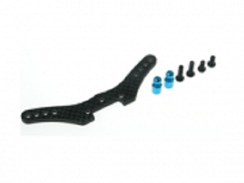 3RACING TA05-02/WO Front Graphite Shock Tower
