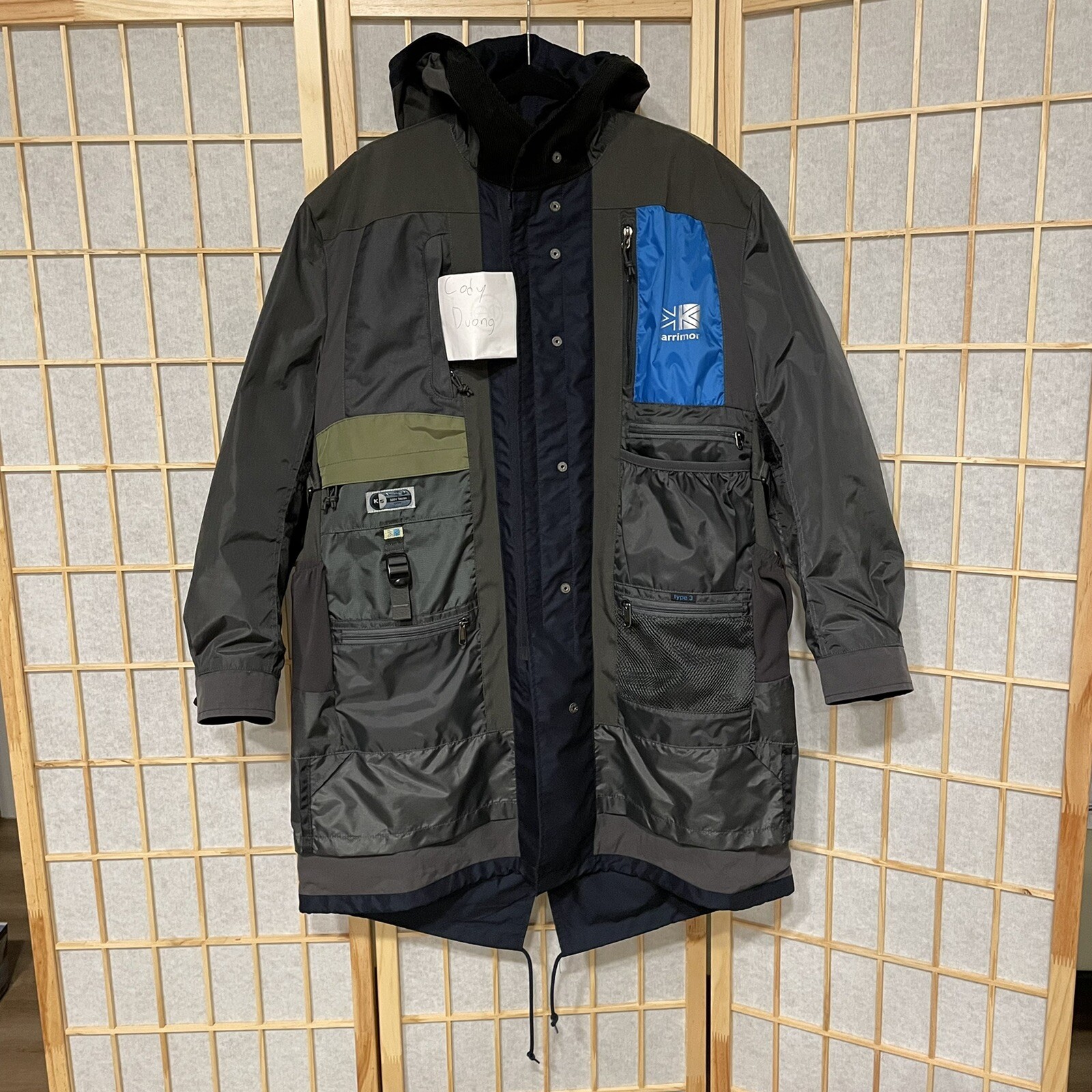Junya Watanabe x Karrimor SS18 Backpack Jacket Nylon Size S Olive