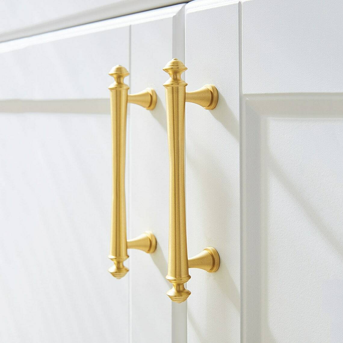 图片 2 - 3.75" 5" 金色黑色半圆厨房柜拉手梳妆台抽屉拉手