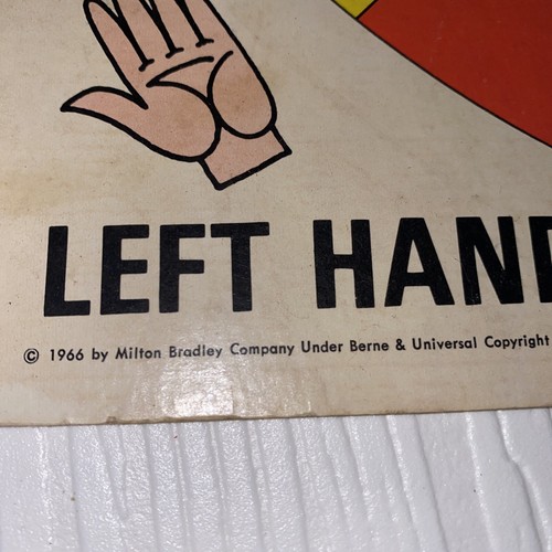 VTG Milton Bradley Twister Game 1966 Spinner Board Only Vintage Game Room - Picture 13 of 21