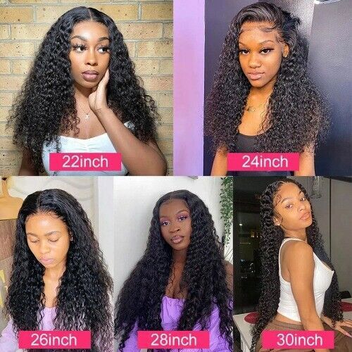 Glueless Wig Human HairCurly Precut HD Lace No Glue Wear and Go Lace Closure Wig - Picture 3 of 12