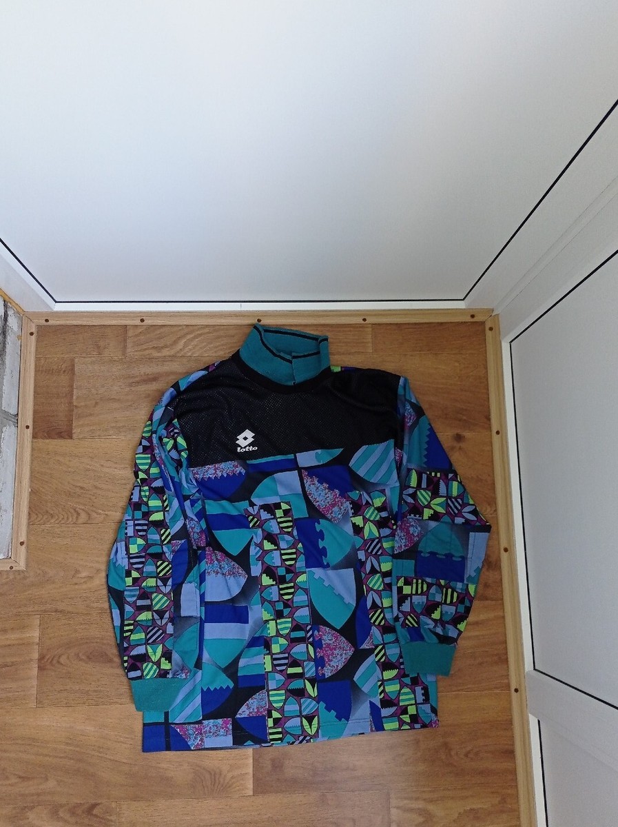 Lotto Calcio Italia サッカー93-95 オランダM ら56 Vintage Lotto Size Large Calcio Italia Goalkeeper Goalie Soccer