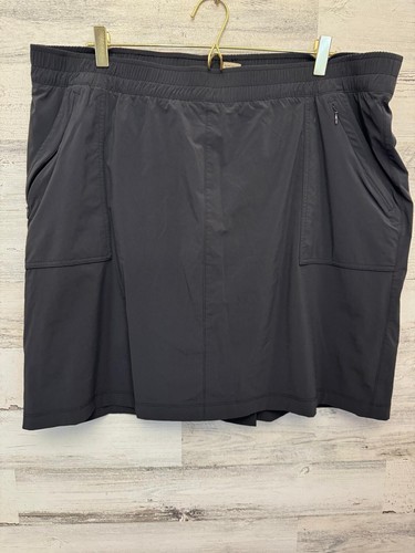 Duluth Trading Rock Skort Damen 2XL grau Stretch Taschen Wandern Outdoor