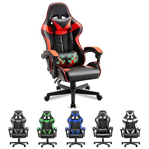 ebay.com | Red Gaming Chair,Ergonomic Gamer Chair,Racing Game Chair,PC Computer Chair