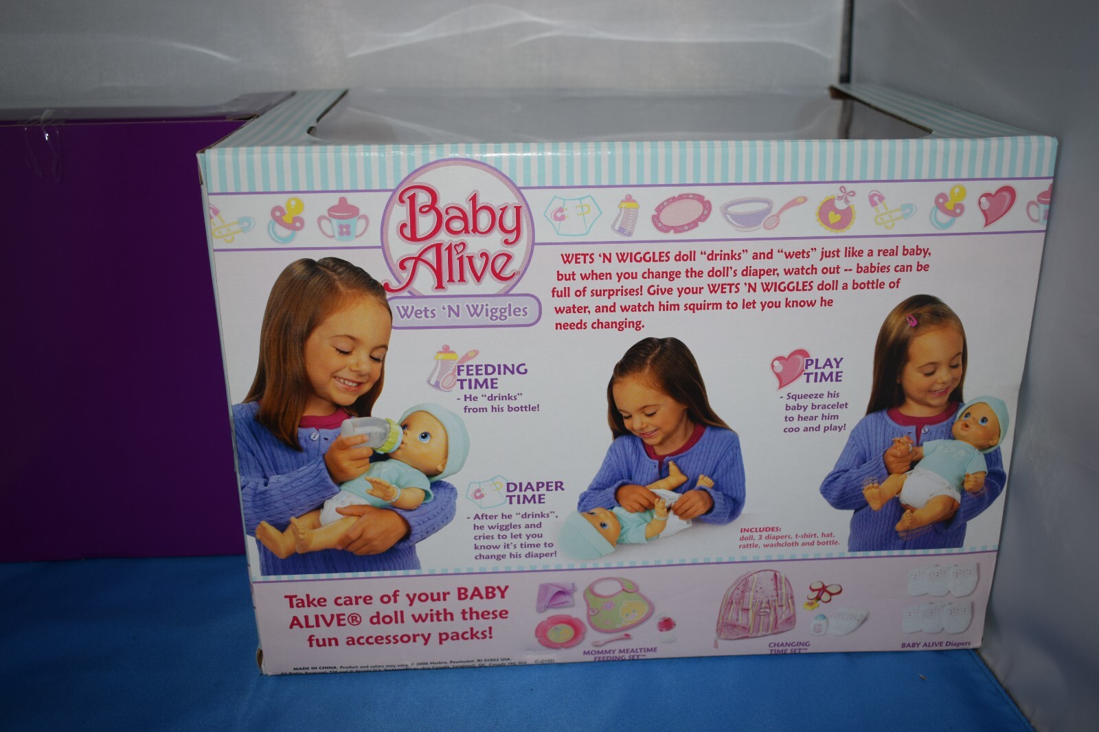 2006 Hasbro Baby Alive Wets N Wiggles Very Rare Boy Doll New Sealed PT