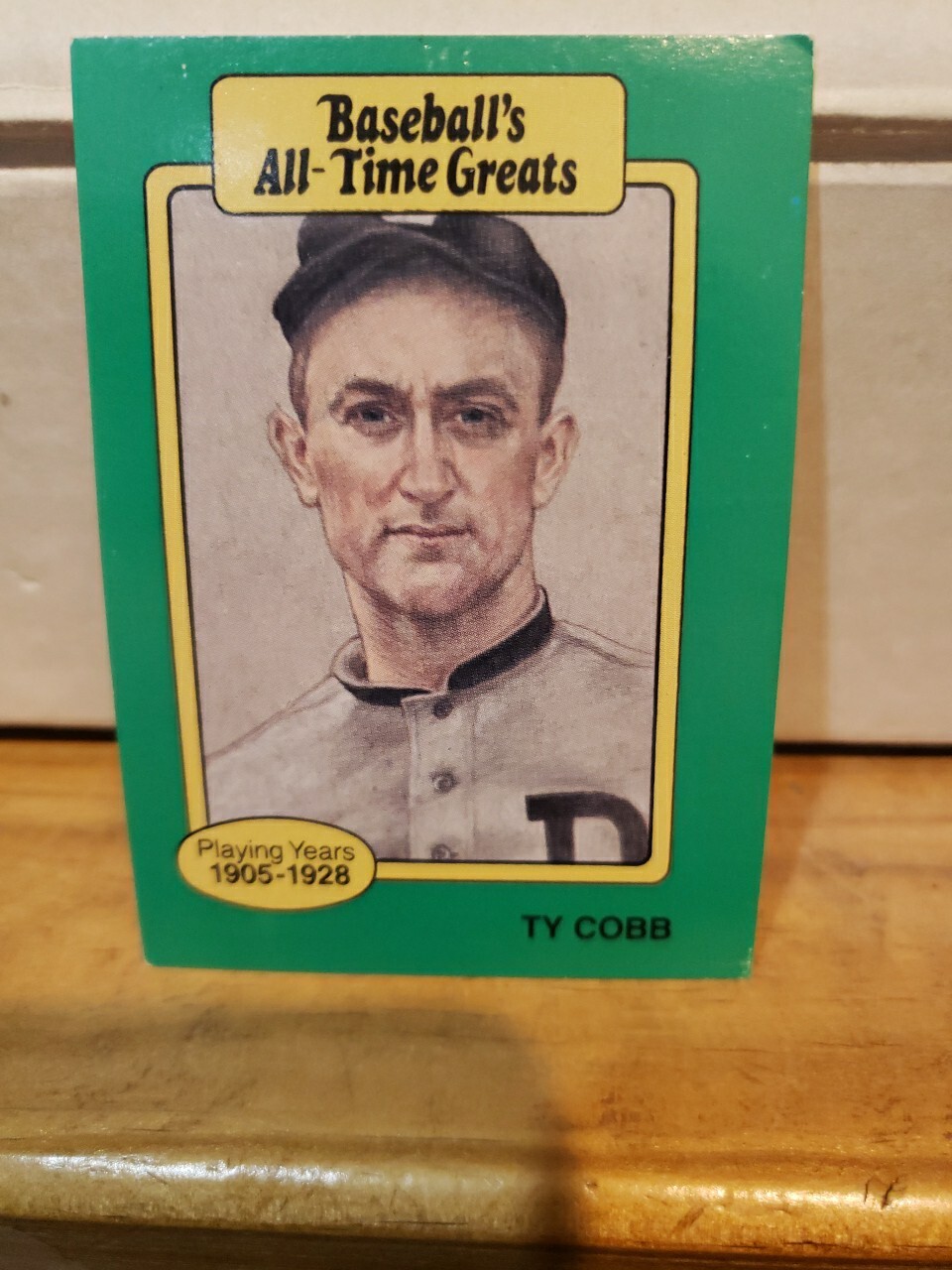 Ty Cobb 1987 Hygrade Baseball's AllTime Greats Detroit Tigers