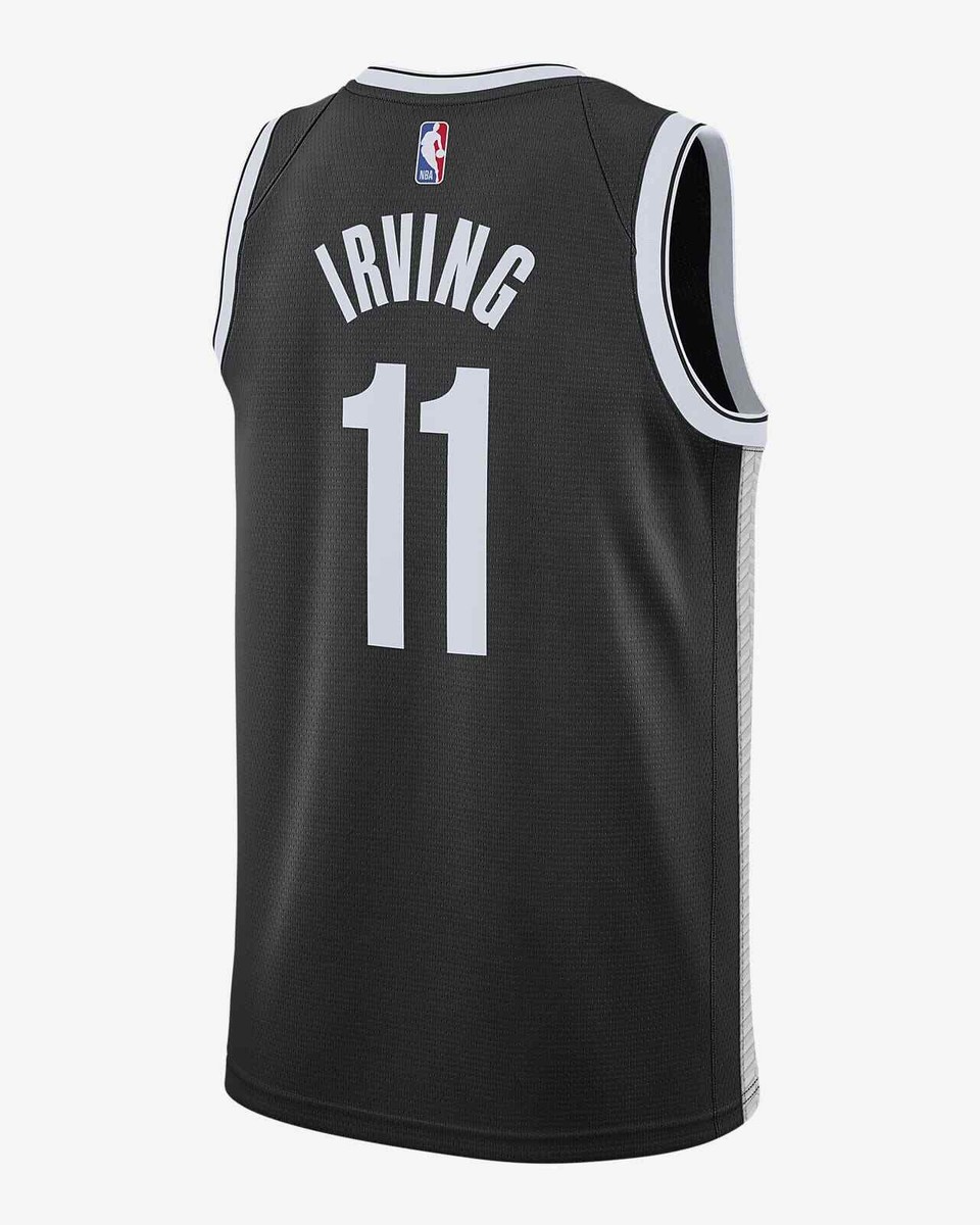 NIKE BROOKLYN NETS IRVING ユニフォーム L Nike Authentic Swingman Jersey Kyrie Irving Brooklyn Nets