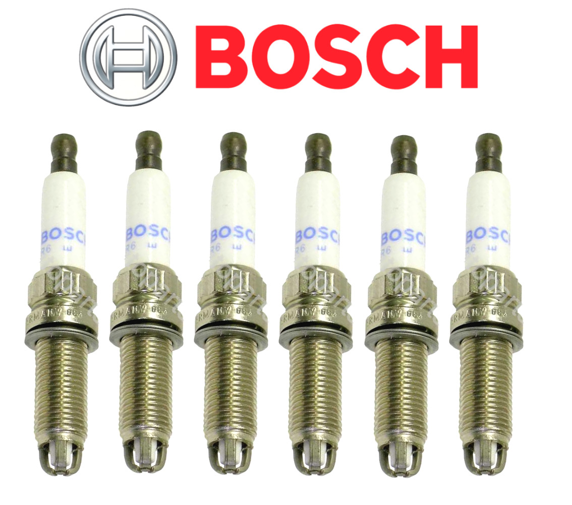 Spark Plug High Power Set 6pcs OEM Bosch for BMW 3.0L 135i 335i 535i 740i X6 Z4
