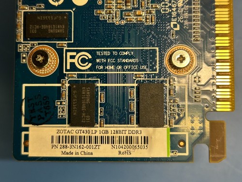 ZOTAC GeForce GT 430 1GB 128Bit DDR3 PCI Low Profile Graphics Card - Picture 4 of 5