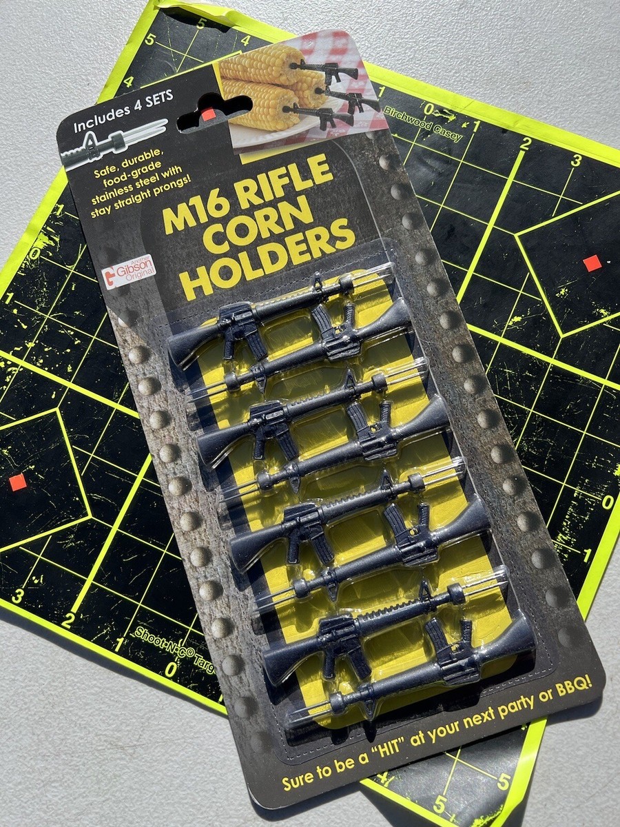 M16 Rifle Corn Holders- Fun, Unique, Cool, Corn On The Cob, M16A1