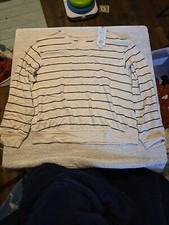 Boys' Striped Crew Neck Sweater - Cat Jack 10/12 BNWT
