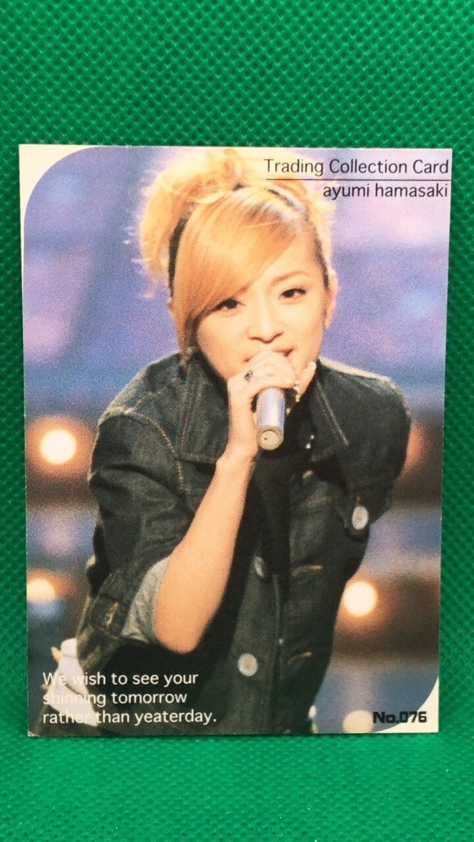 Ayumi Hamasaki Trading Card collection card Japan Singer vintage
