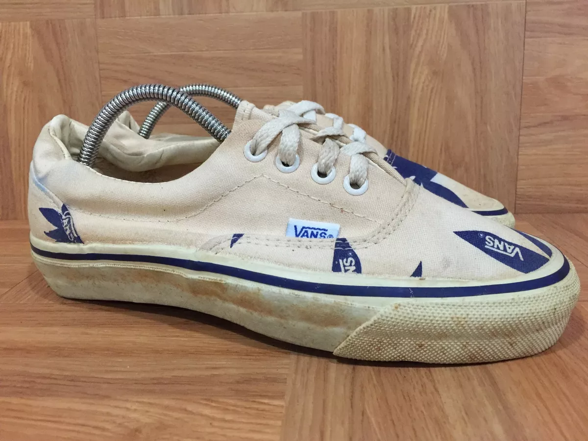 RARE!🌴 VANS ERA 95 Palm Leaf 80's Vintage USA Canvas Van Doren Men's 6 Weed