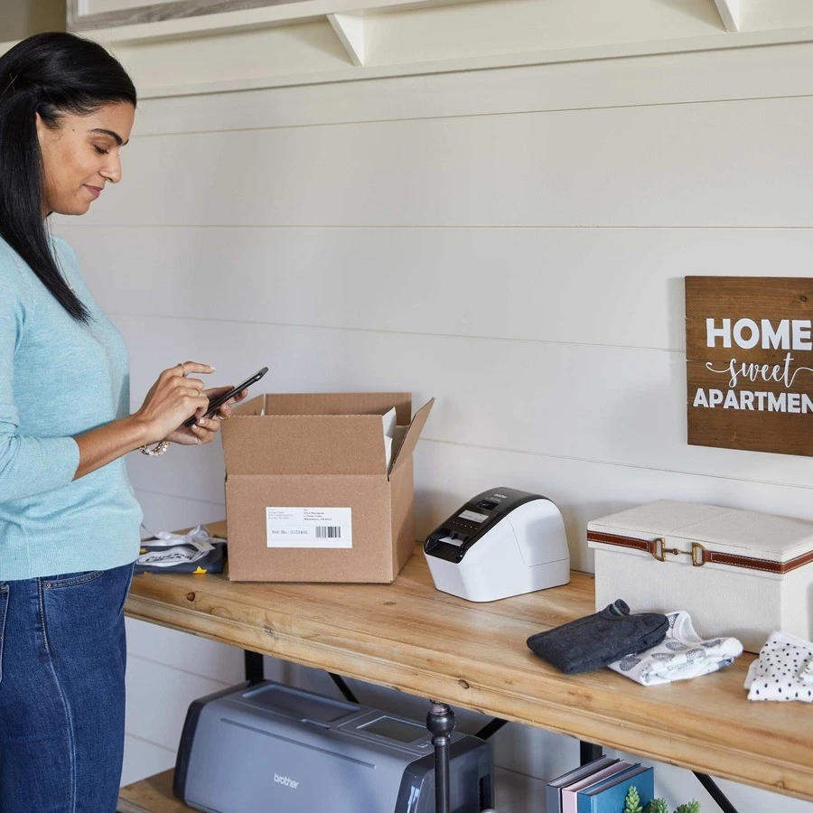 Brother QL-820NWBC Ultra Flexible Label Printer with Multiple Connectivity optio - Image 3 of 4