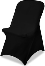 Black Chair Covers Stretch Folding Chair Covers Universal Spandex Fitted Chair