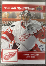 2025-26 Detroit Red Wings Centennial Jimmy Howard #3 Base
