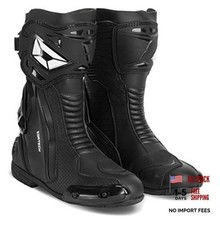 Men's Adrenaline GP Motorcycle Boots 12 Black