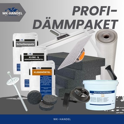 WDVS Fassadendämmung EPS 032 Komplettpaket 30mm  Dämmung ab 50m²