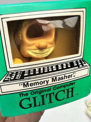RARE Vintage The Original Computer Glitch 2 inch figure 1989 ''Memory Masher 