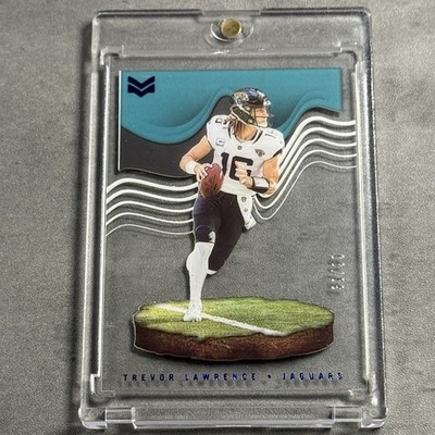 2022 Panini Chronicles #MAG-9 Trevor Lawrence Magnitude Blue #d /99 SSP Acetate