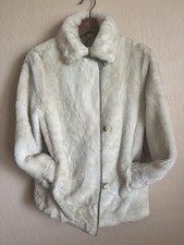 Women's Vintage 90s Faux Fur Coat. NOTE: Please note the flaws shown in photos