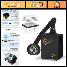 Solder Fume Extractor 168m&sup3;/h Smoke Absorber with H13 HEPA Filter for Welding