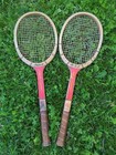 Two Vintage Rawlings Wood Tennis Racket Newk-Comer — photo 2