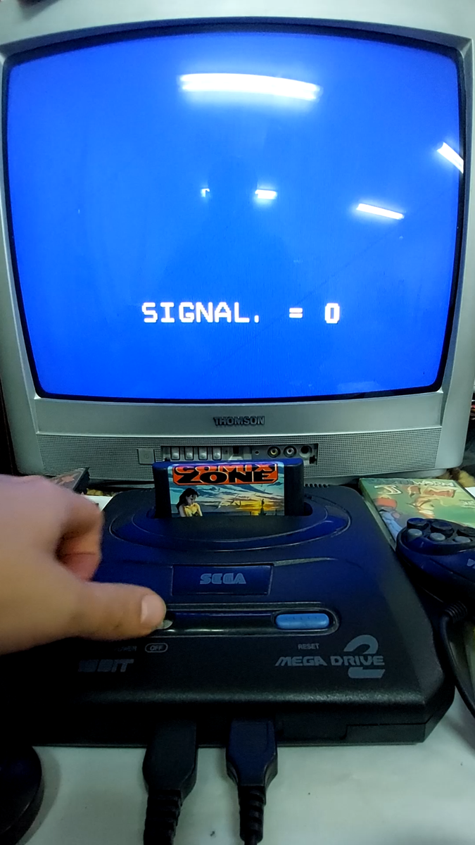 Sega mega drive pal full kit box manual games Comix zone Earthworm