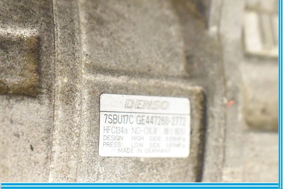 09-12 BMW 750i 750Li F01 F02 Engine AC Compressor Denso 447260-2772 OEM - Изображение 4 из 4