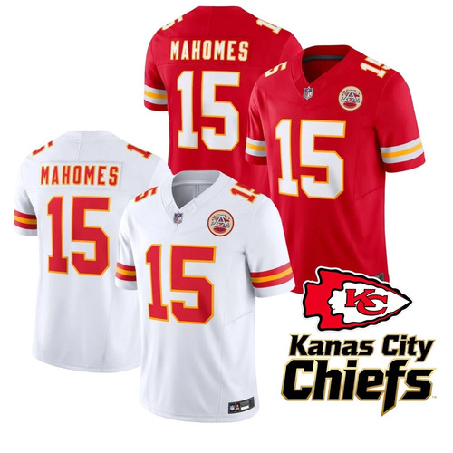 New Chiefs Men's Patrick Mahomes All Stitched Limited Player Jersey NWT