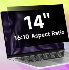 14 Inch 1920x1200 16:10 Aspect Ratio Laptop Privacy Screen Filter, Anti-Glare