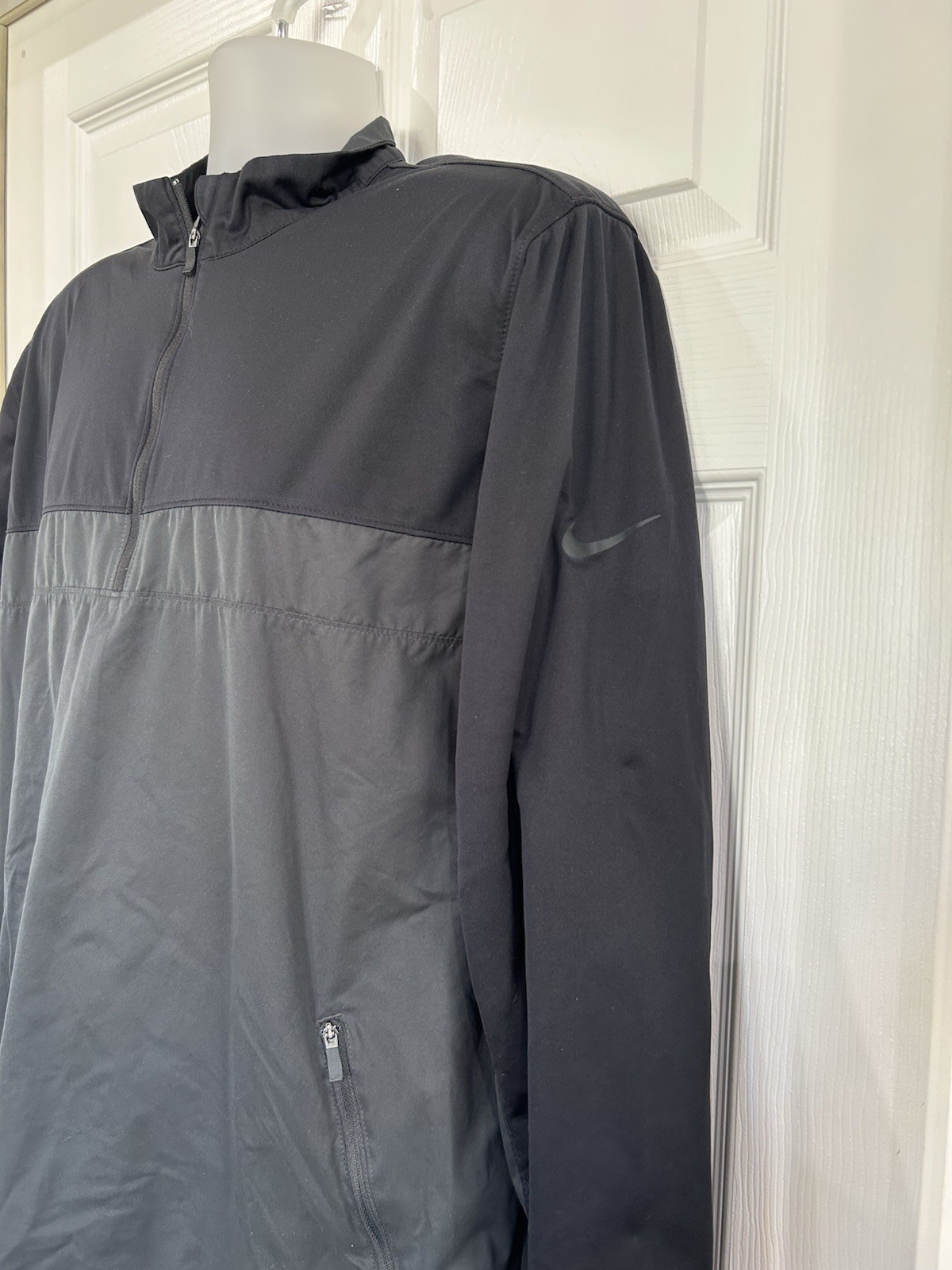 Nike Shield 1/2 Zip Jacket Pullover Windbreaker S… - image 2
