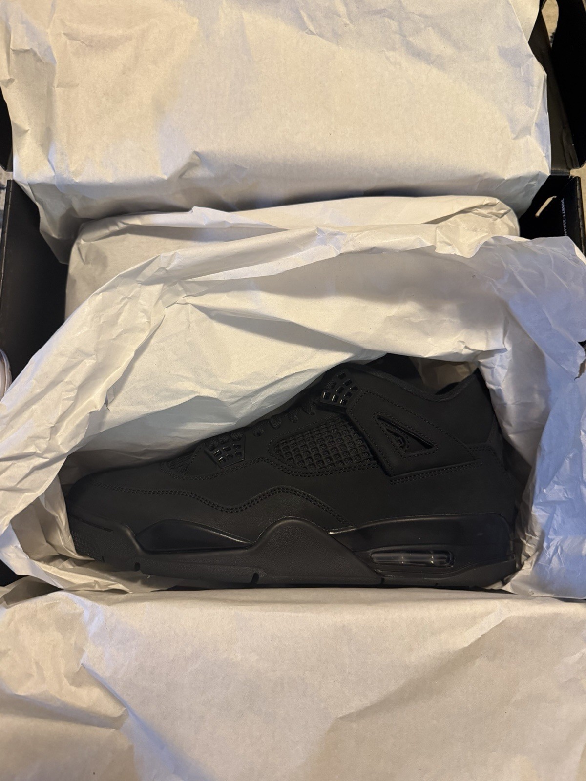 Nike Air Jordan IV 4 Retro Black Cat Men’s Size 12 Brand New In Box thumbnail 2