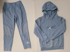 Jordan Boys Light Blue Hoodie and Pants 2 Piece Set Size 5-6YRS 110-116CM