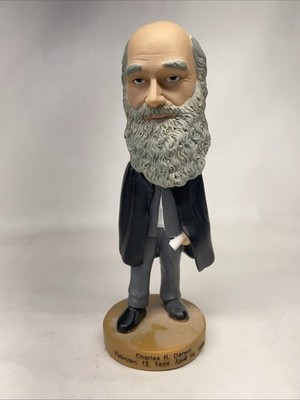 Biologist Charles Darwin Theory Of Natural Selection Evolution Resin Bobblehead