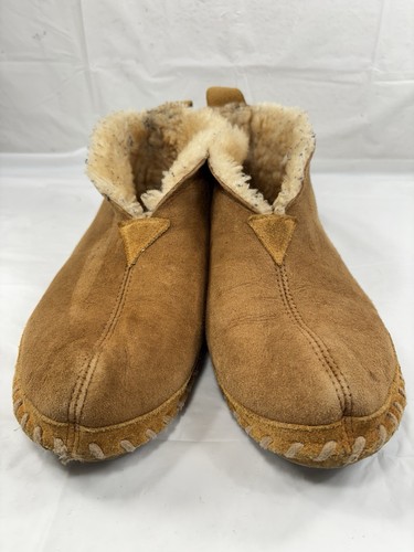 LL BEAN men's Wicked Good Slippers Brown size 10 - Picture 18 of 24