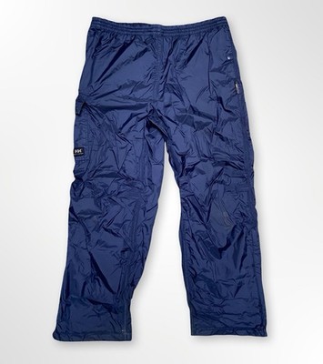 Helly Hansen Rain Pants Men s XL Blue Waterproof Packable Outdoor Nylon