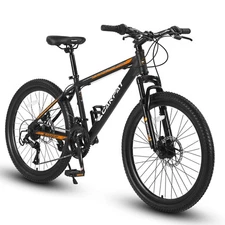 26 Inch Mountain Bike Shimano 21 Speeds with Mechanical Disc Brakes Suspension