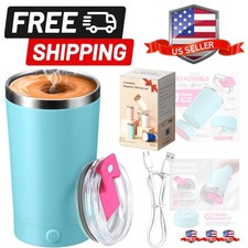 Self Stirring Coffee Mug With Lid Electric High Speed Self Stirring Mug 400ml...